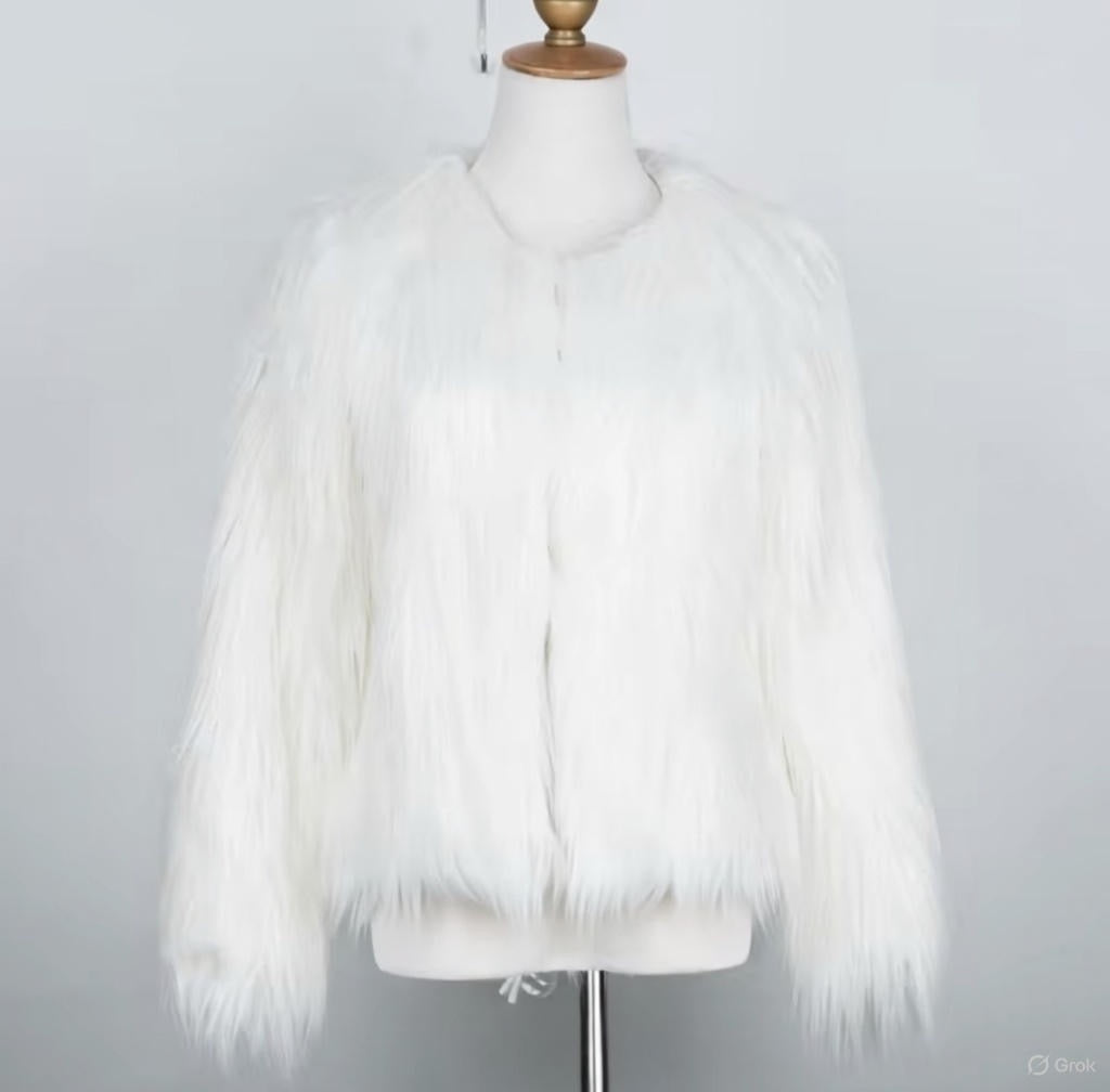 LED Faux Fur Festival Jacket LED Rave Jacket