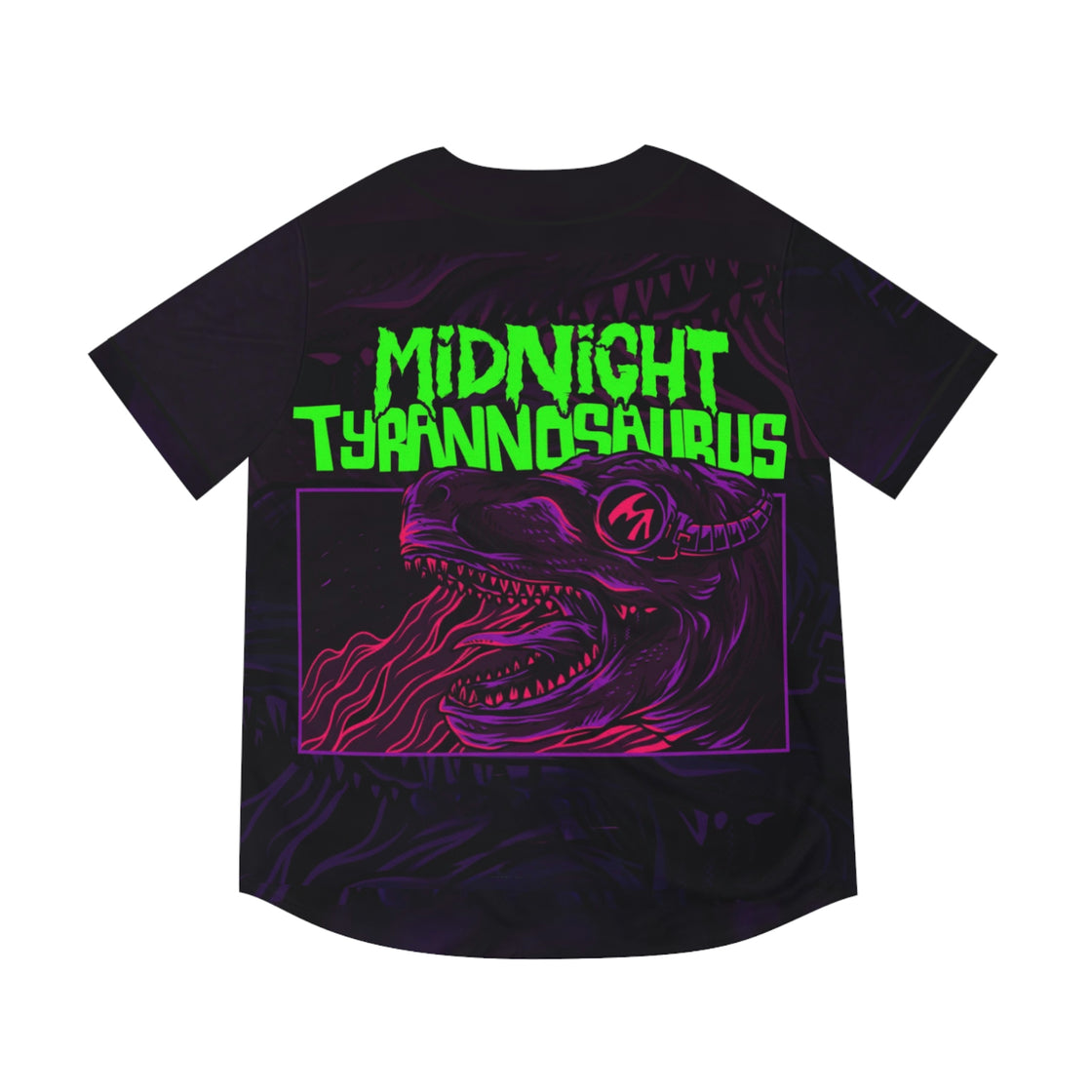 Midnight Tyrannosaurus Jersey EDM EDC Merch - EDMCLOTHINGSTORE