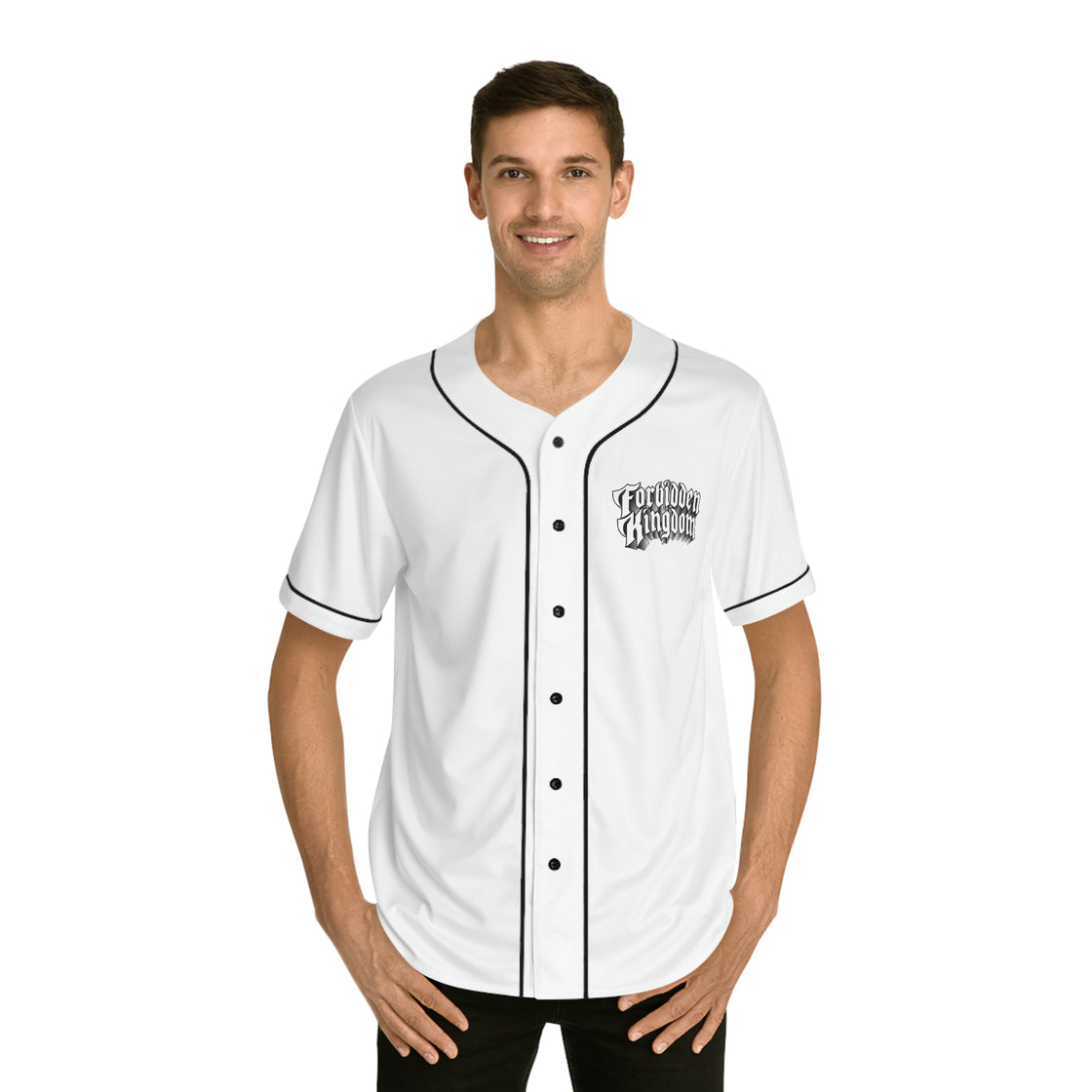 Custom Black & White Forbidden Kingdom 2023 Jersey EDM EDC - EDMCLOTHINGSTORE