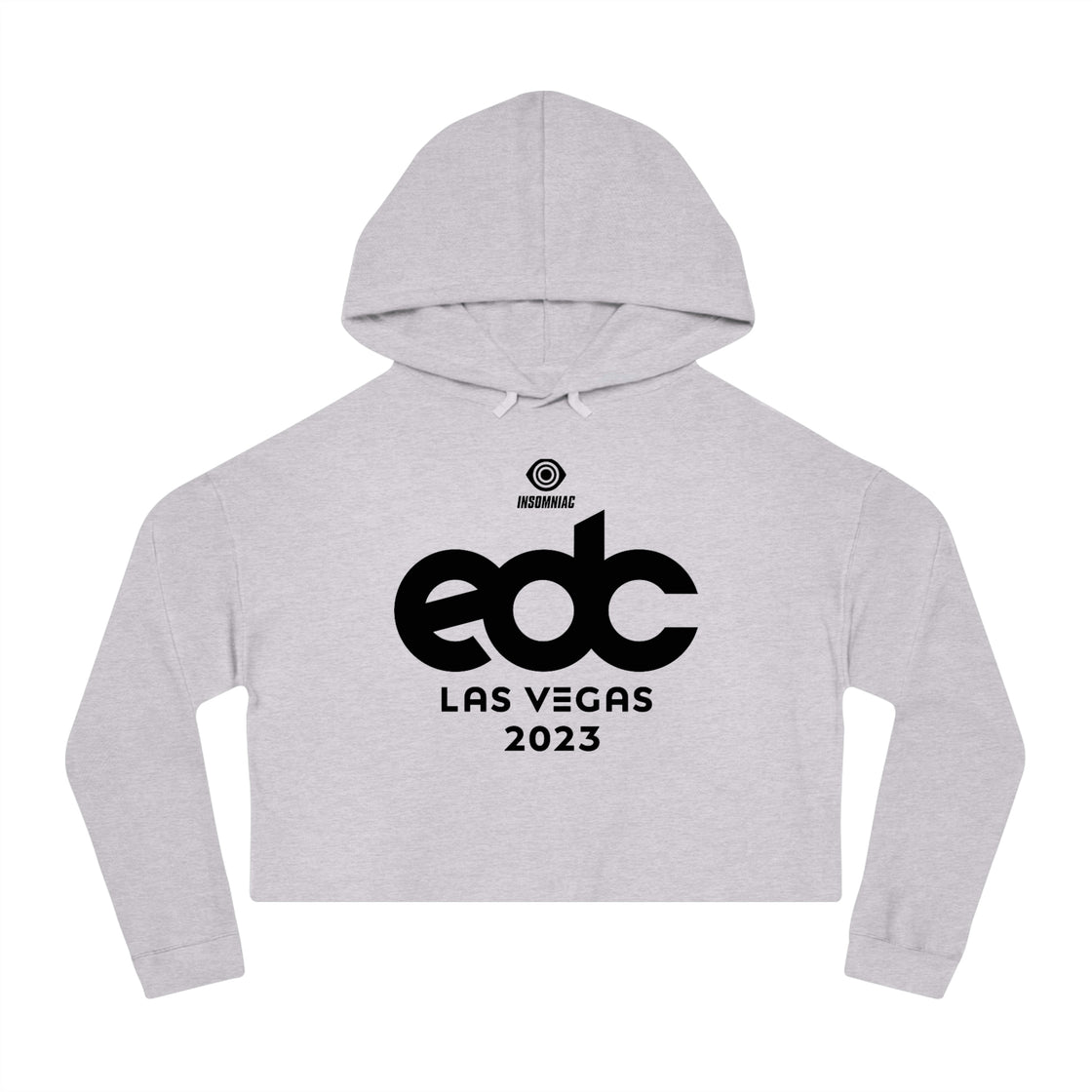 EDC Las Vegas Womens Cropped Hooded Sweatshirt Merch