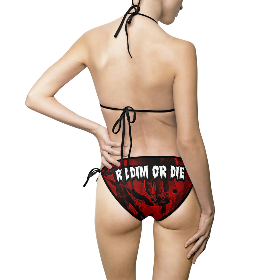 Hol! Dubstep Riddim Matching Women's Bikini Swimsuit Jersey Merch - EDMCLOTHINGSTORE