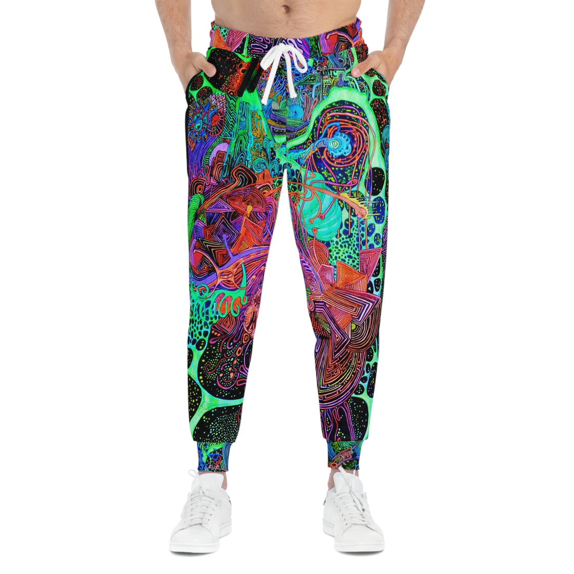 Trippy Rave Mens & Womans Track Festival Pants Psychedelic Female Festival Clothing - EDMCLOTHINGSTORE