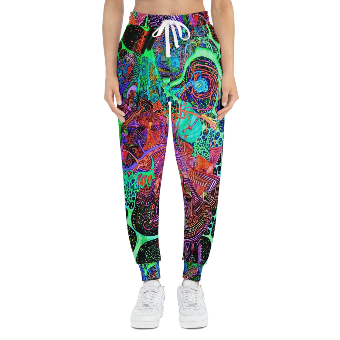 Trippy Rave Mens & Womans Track Festival Pants Psychedelic Female Festival Clothing - EDMCLOTHINGSTORE