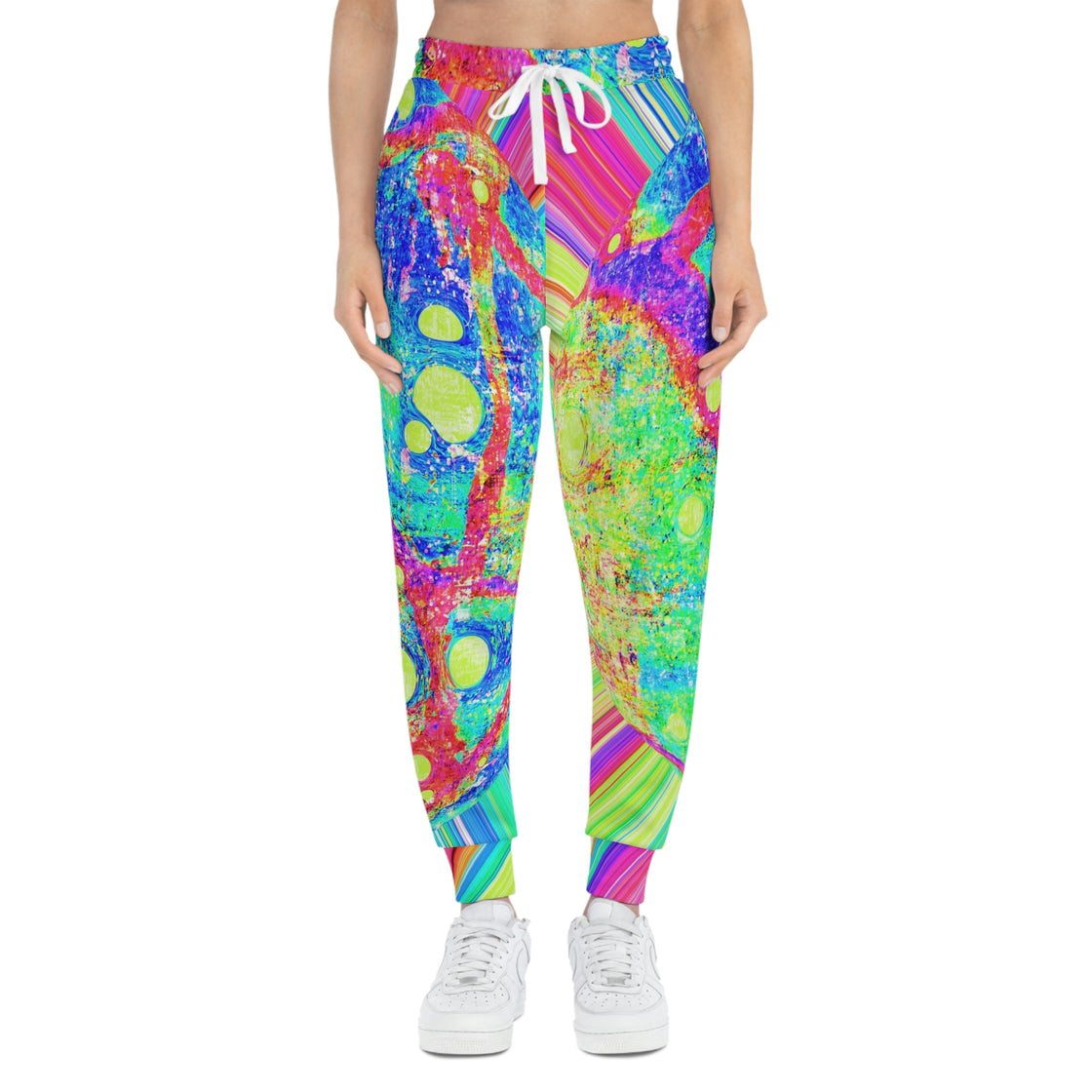 Trippy Colorful Rave Mens & Womens Track Pants - Psychedelic Male Festival Clothing - EDMCLOTHINGSTORE