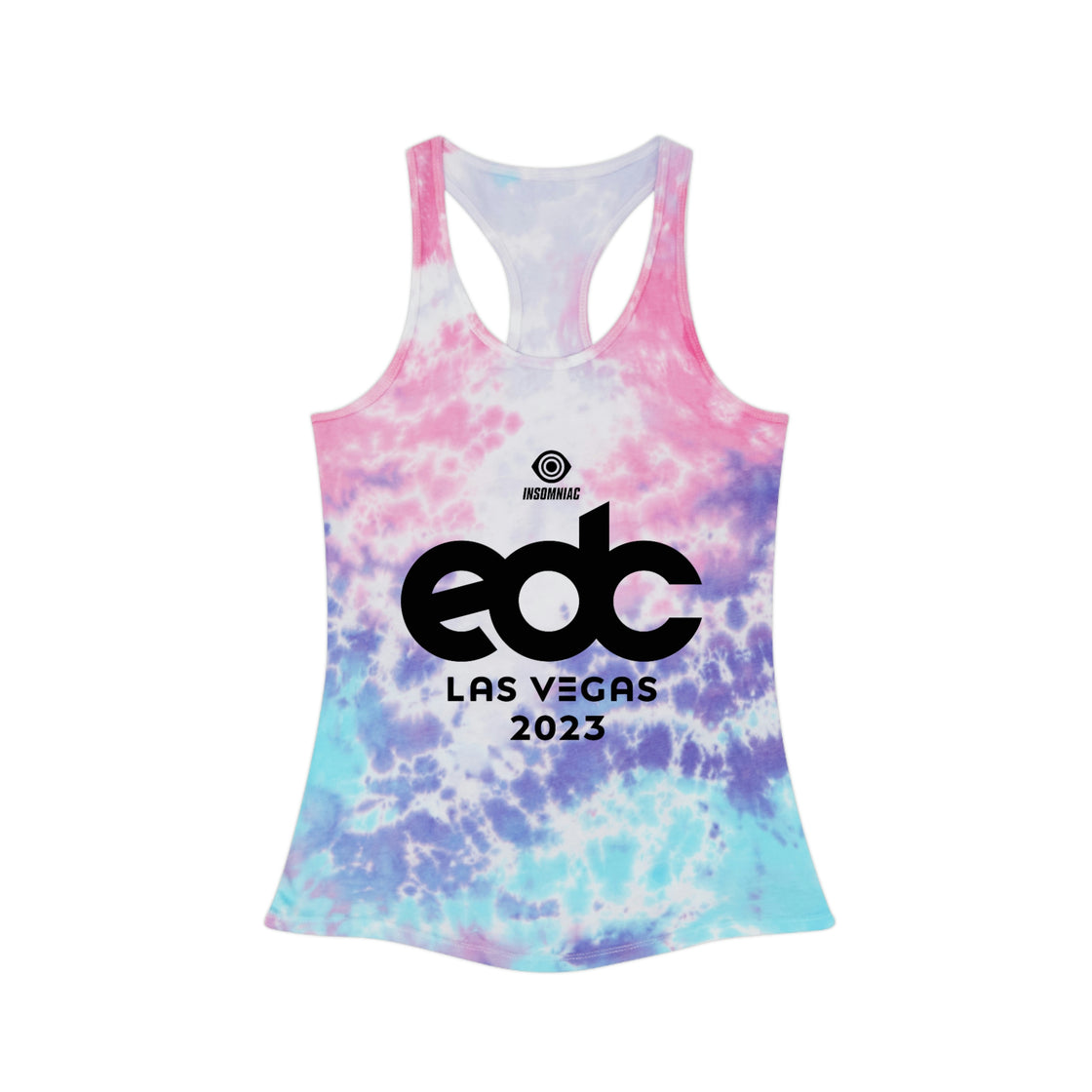 EDC LAS VEGAS Tie Dye Tank Top edm Merch - EDMCLOTHINGSTORE