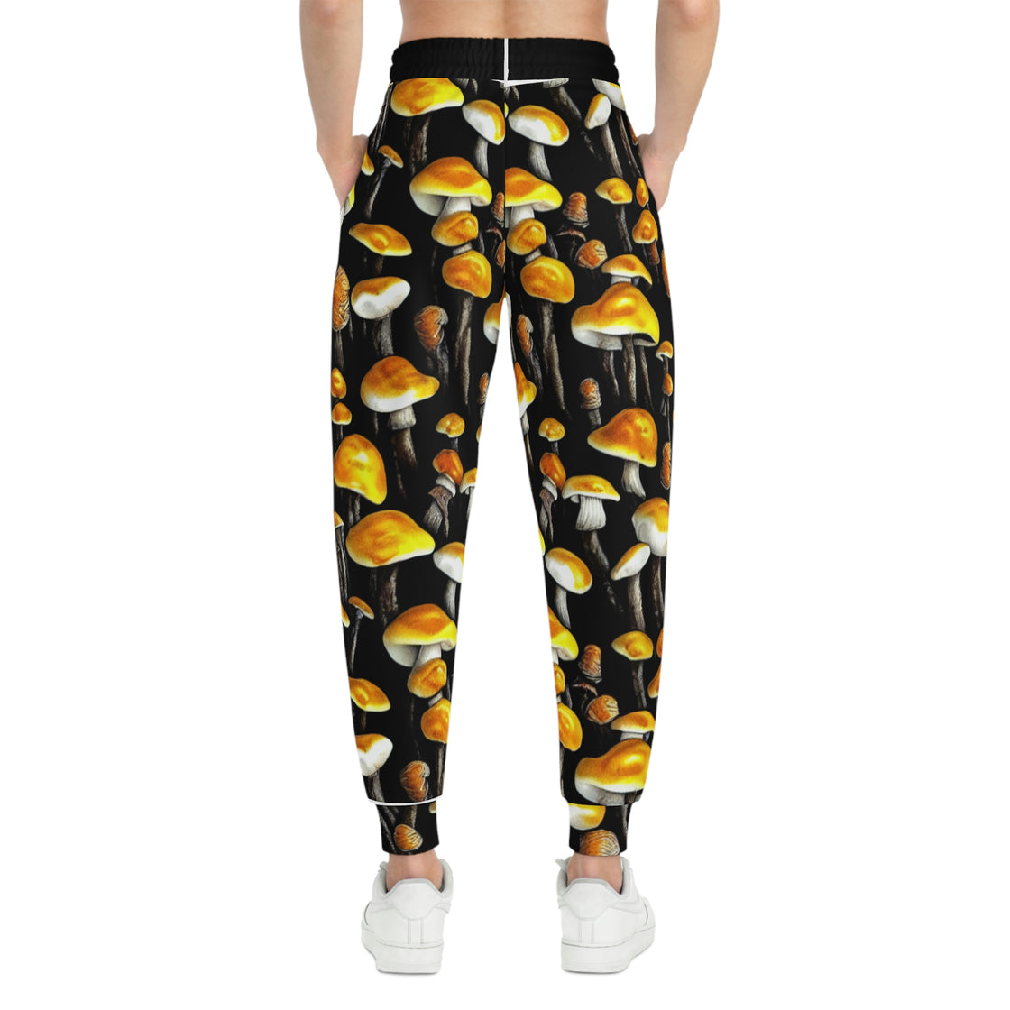 Trippy Shrooms Men's Festival Pants - Psychedelic Male Rave Clothing - EDMCLOTHINGSTORE