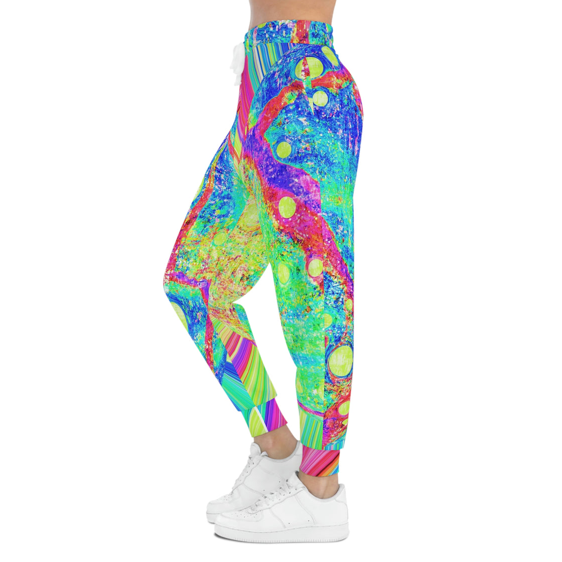 Trippy Colorful Rave Mens & Womens Track Pants - Psychedelic Male Festival Clothing - EDMCLOTHINGSTORE