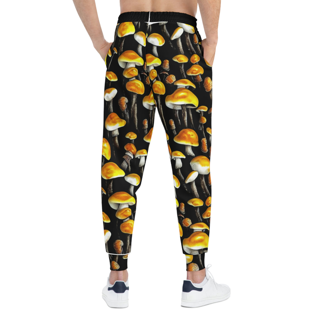 Trippy Shrooms Men's Festival Pants - Psychedelic Male Rave Clothing - EDMCLOTHINGSTORE