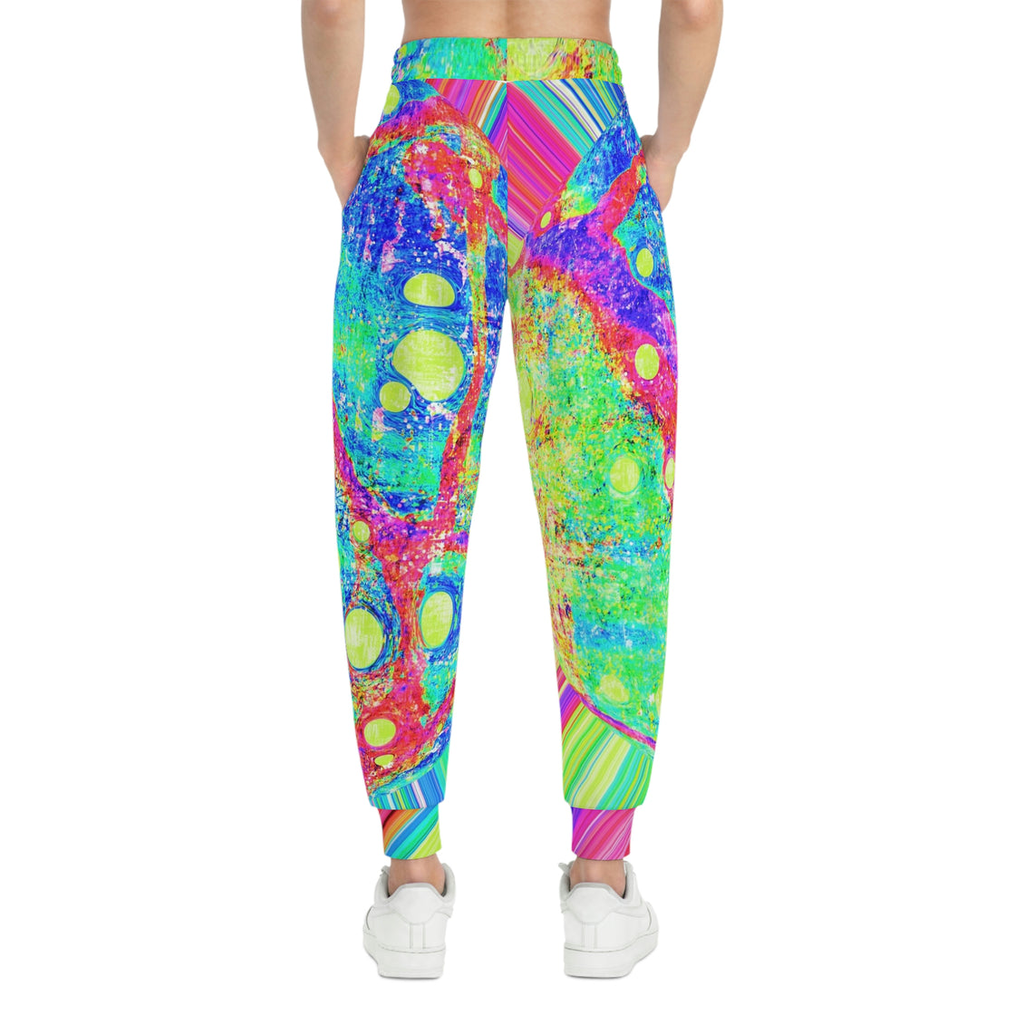Trippy Colorful Rave Mens & Womens Track Pants - Psychedelic Male Festival Clothing - EDMCLOTHINGSTORE