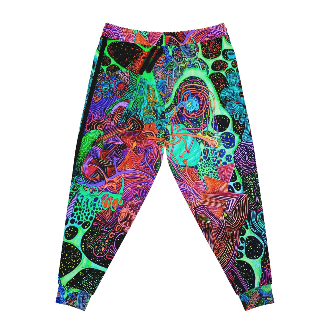 Trippy Rave Mens & Womans Track Festival Pants Psychedelic Female Festival Clothing - EDMCLOTHINGSTORE