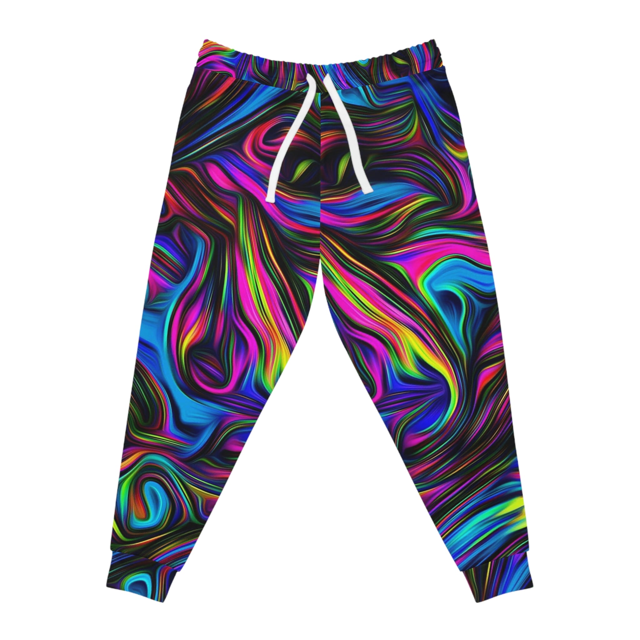 Trippy Shrooms Mens & 2024 Women's Track Pants - Psychedelic Magic Mushrooms, Dance Jogging Pants, Festival Clothing, Rave Bottoms, EDM , Stoner