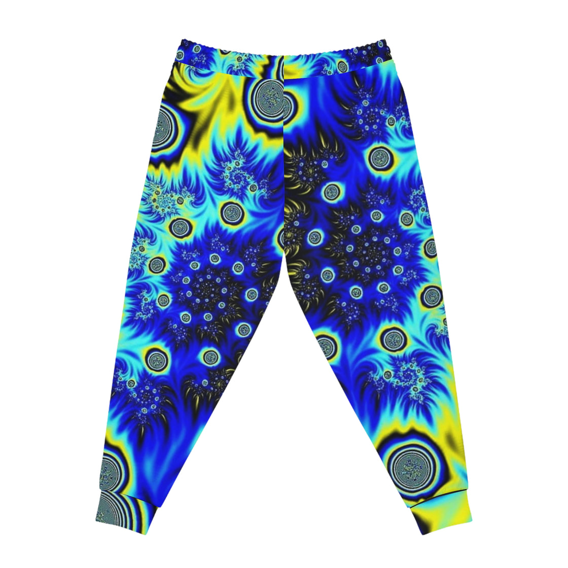 Blue Euphoric Rave Mens & Womens Festival Pants - Psychedelic Male Festival Clothing - EDMCLOTHINGSTORE