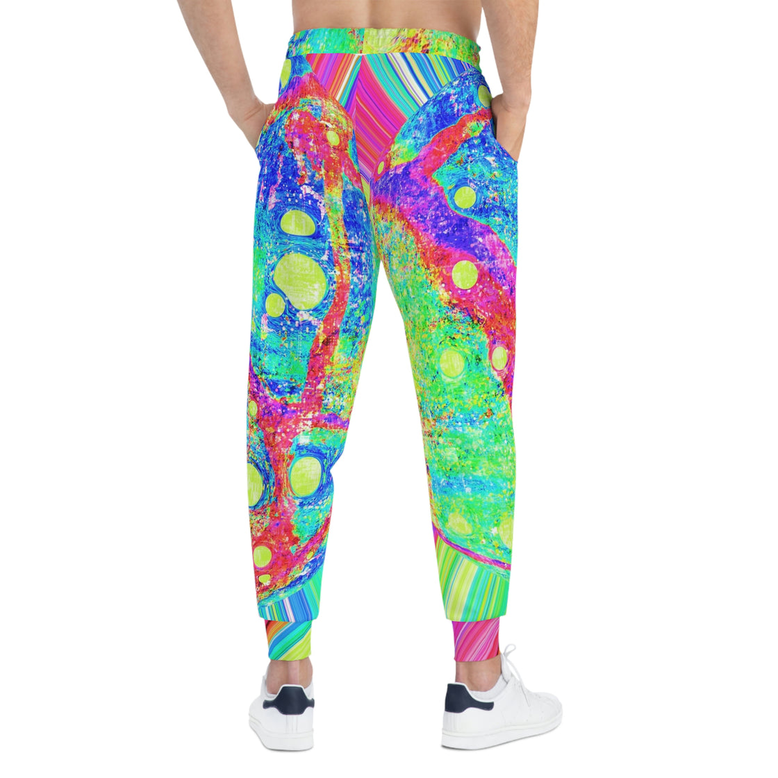 Trippy Colorful Rave Mens & Womens Track Pants - Psychedelic Male Festival Clothing - EDMCLOTHINGSTORE