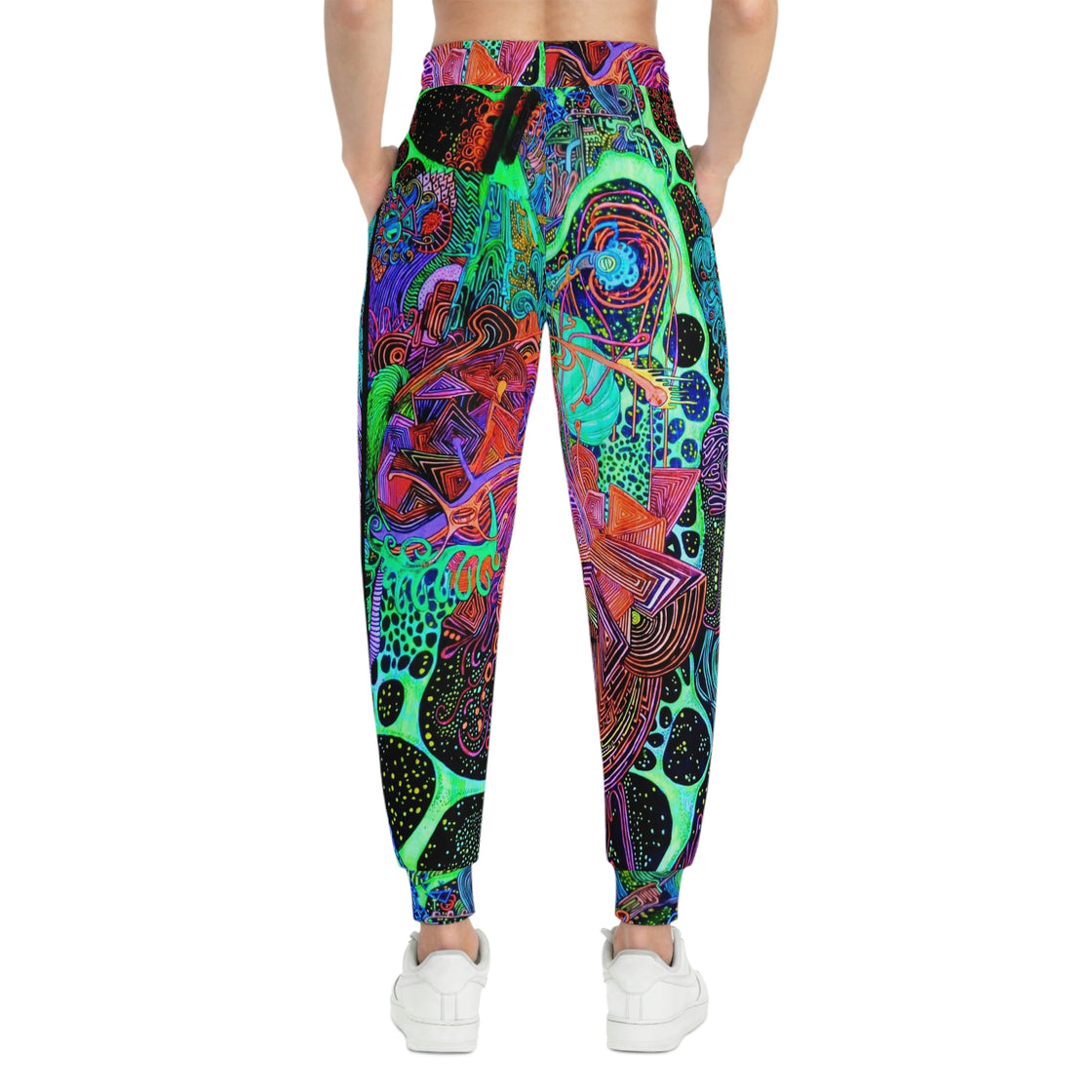 Trippy Rave Mens & Womans Track Festival Pants Psychedelic Female Festival Clothing - EDMCLOTHINGSTORE