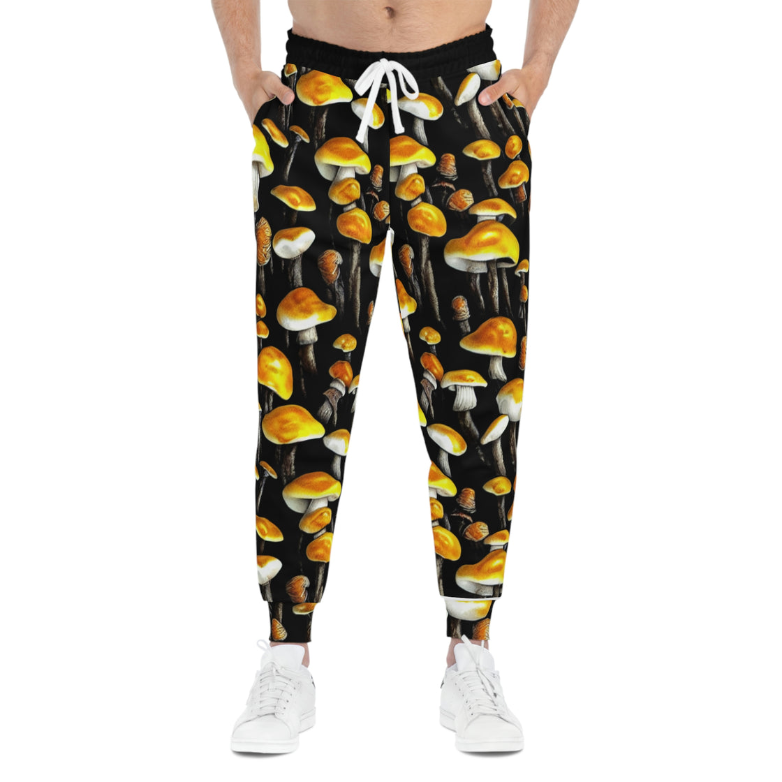 Trippy Shrooms Men's Festival Pants - Psychedelic Male Rave Clothing - EDMCLOTHINGSTORE