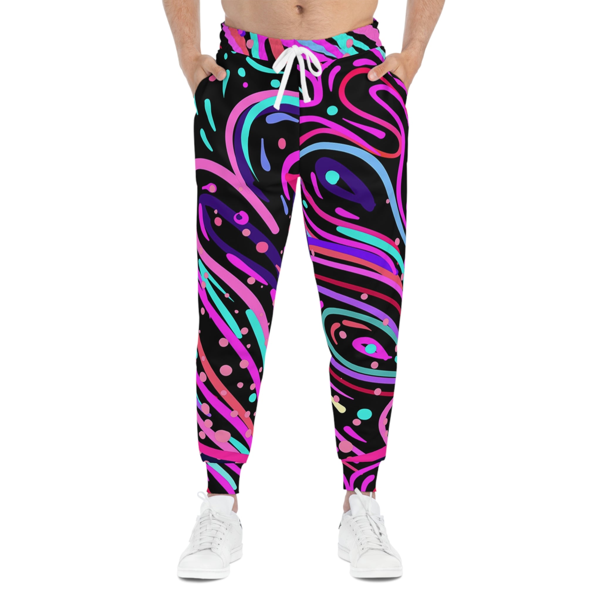 Trippy Shrooms Mens & Women's Track Pants - Psychedelic Magic newest Mushrooms, Dance Jogging Pants, Festival Clothing, Rave Bottoms, EDM , Stoner