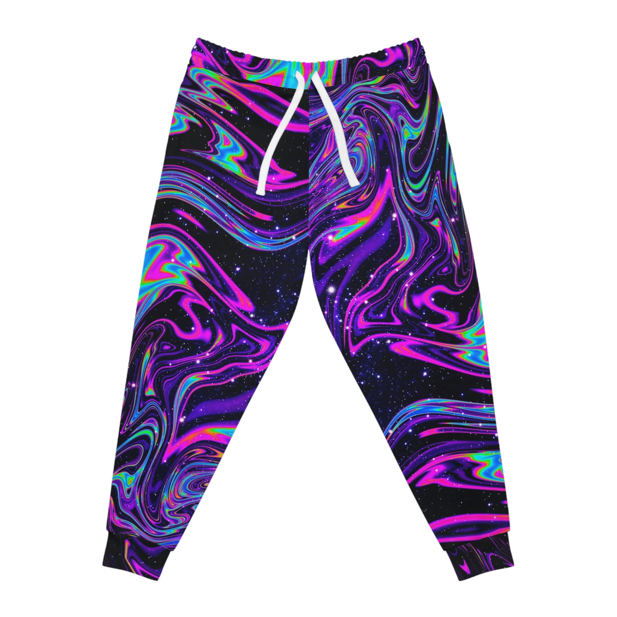 Rave Outfit fashion Electric Trip Women's Track Pants - Trance Dance EDM, Purple Psychedelic Festival Clothing, Hip Hop Pants, Streetwear Joggers