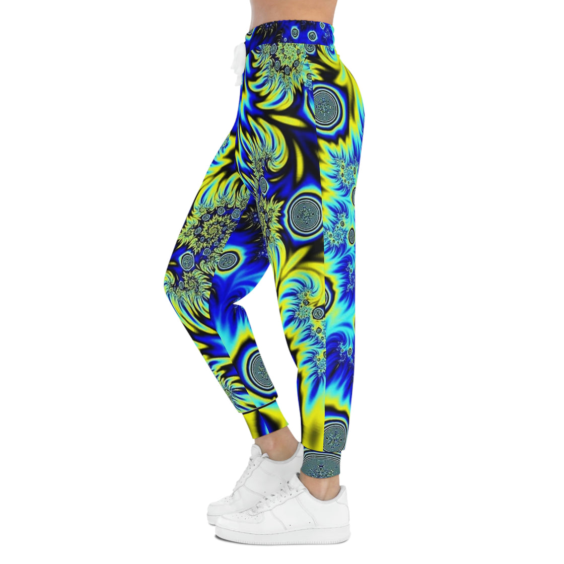 Blue Euphoric Rave Mens & Womens Festival Pants - Psychedelic Male Festival Clothing - EDMCLOTHINGSTORE