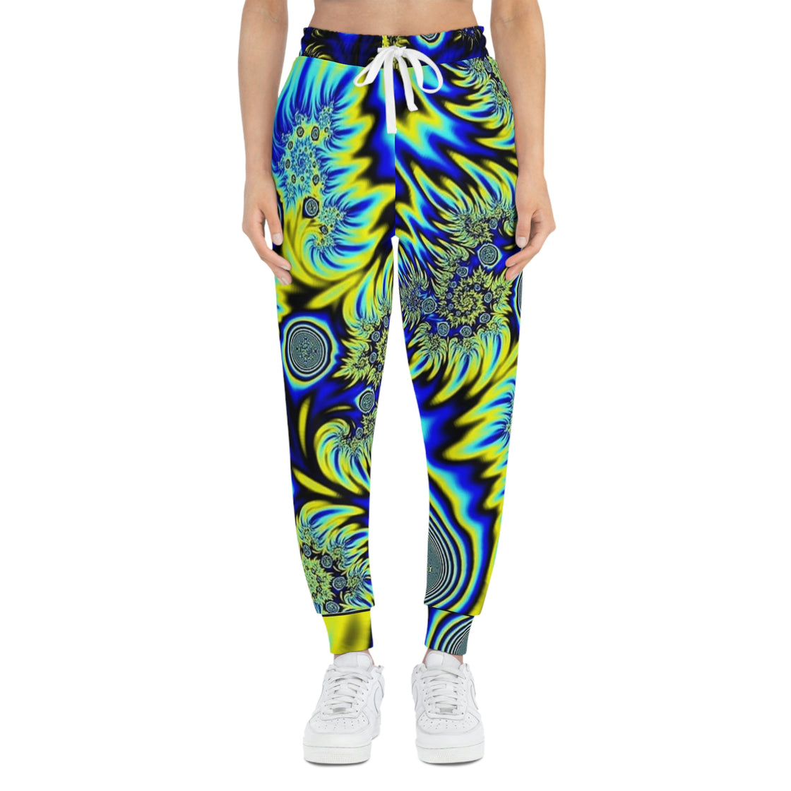 Blue Euphoric Rave Mens & Womens Festival Pants - Psychedelic Male Festival Clothing - EDMCLOTHINGSTORE