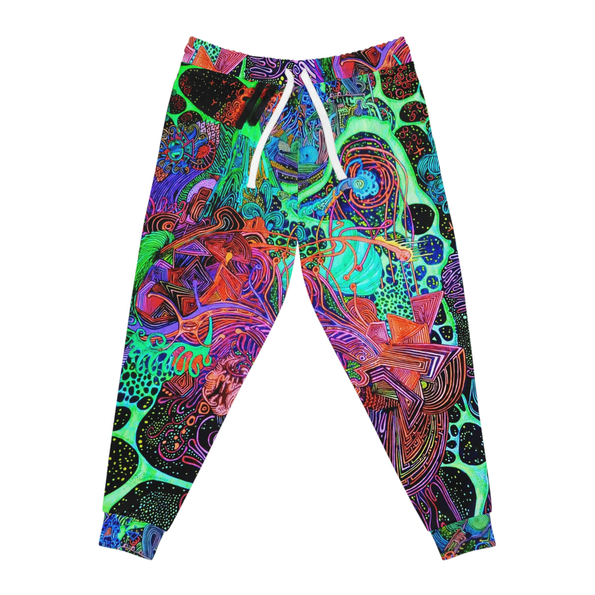 Trippy Rave Mens & Womans Track Festival Pants Psychedelic Female Festival Clothing