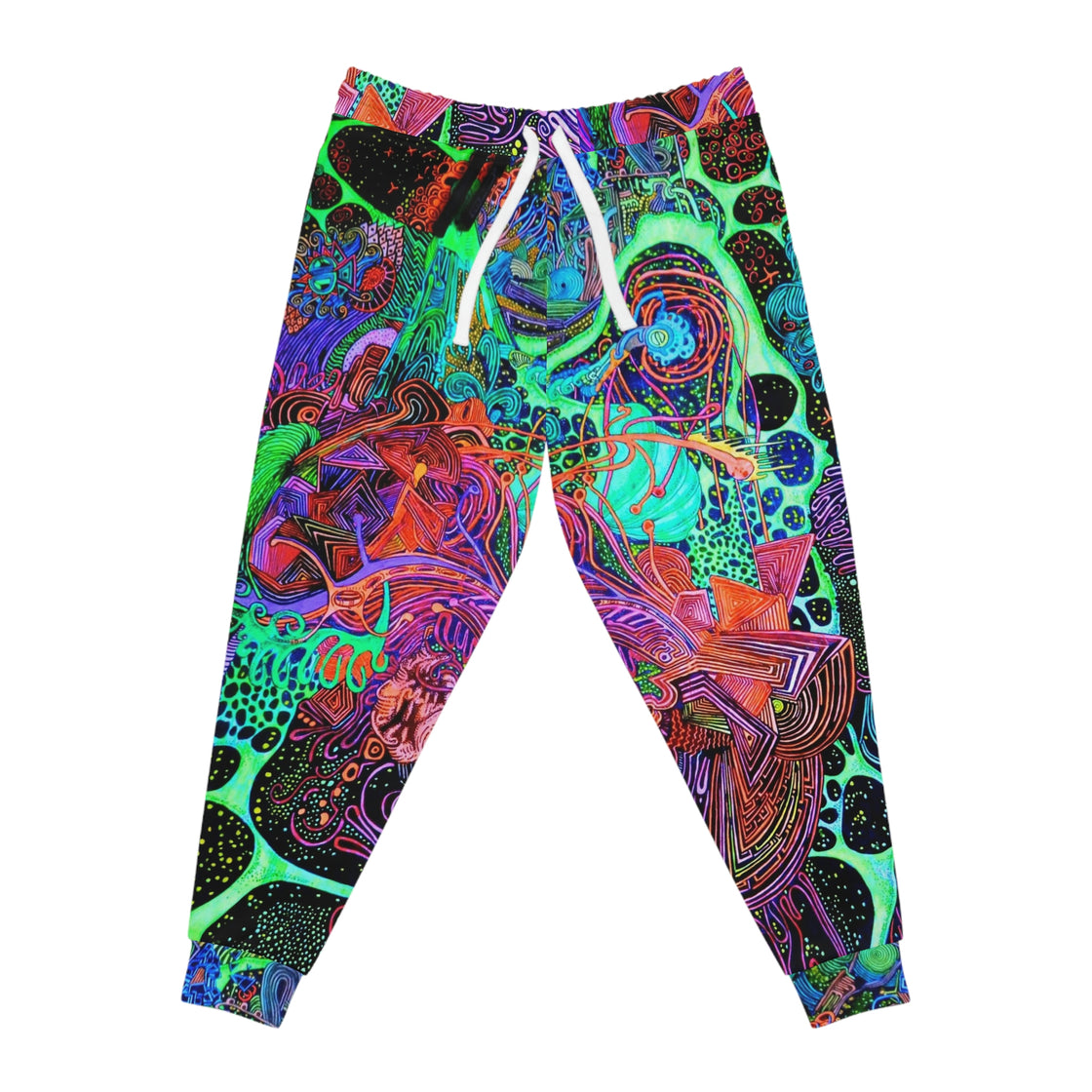 Trippy Rave Mens & Womans Track Festival Pants Psychedelic Female Festival Clothing - EDMCLOTHINGSTORE